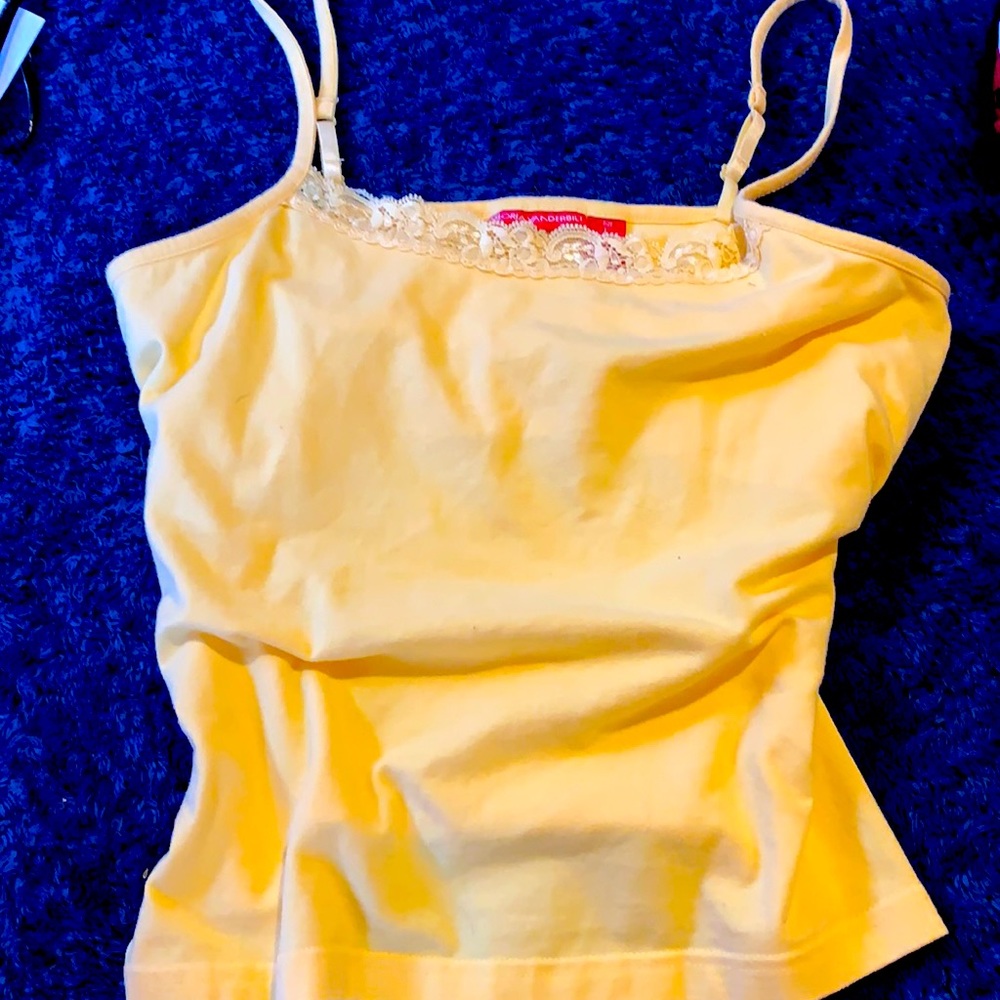 It’s a yellow spaghetti strap